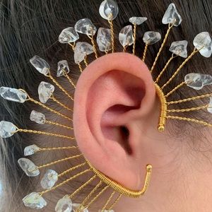 HANDMADE EAR CUFF - BATHED IN 24K GOLD